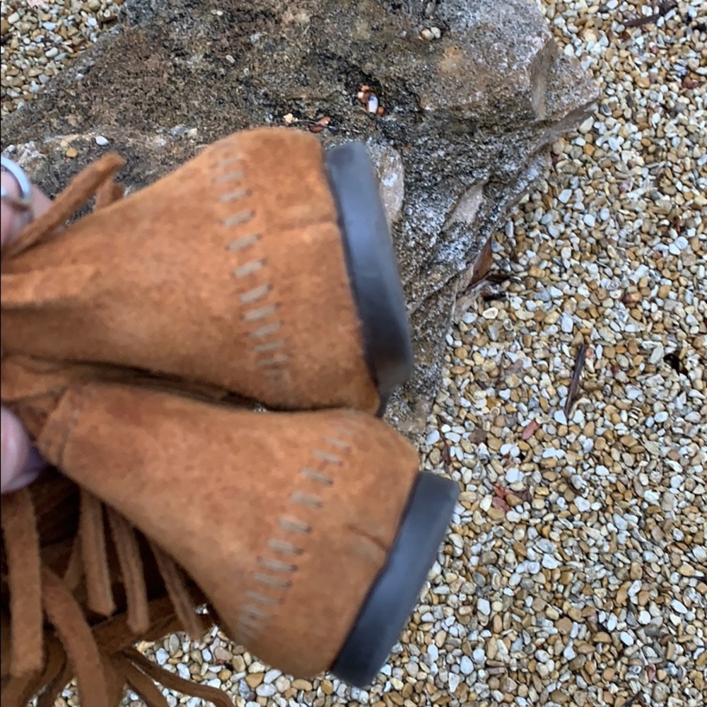 Minnetonka Fringe Three Layer Boots - image 4